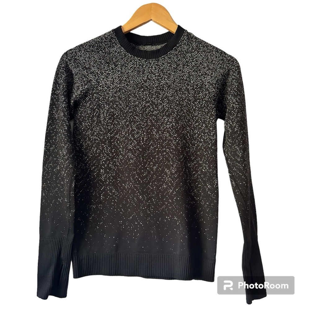 Lululemon Rest Less Pullover Grau and Black Size 2